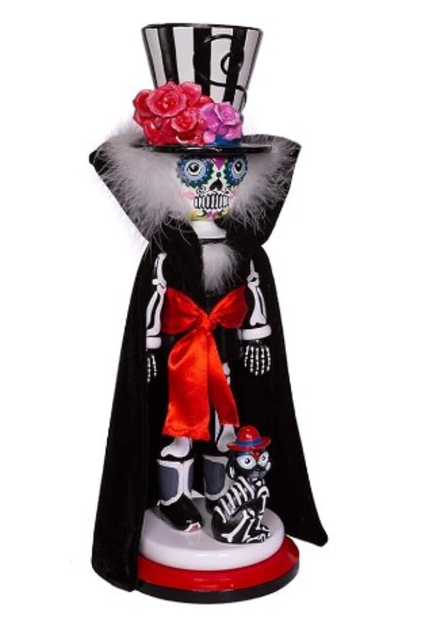 Multi-Color 16-Inch Hollywood Day of the Dead Nutcracker